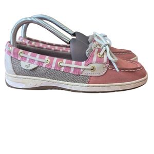 Sperry Top-Sider Women’s 7M Leather 2-Eye Boat Shoes EUC #9265760
